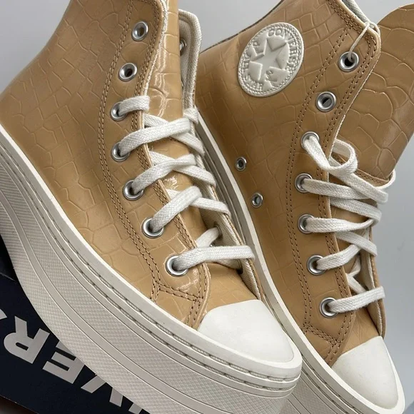 Converse WMNS CTAS MODERN LIFT HI EPIC DUNE/EPIC DUNE/EGRET A07658C Platforms - Picture 8 of 16